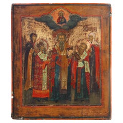 19th Century traditional Russian Religious Icon