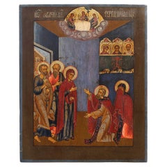 19th Century traditional Russian Religious Icon
