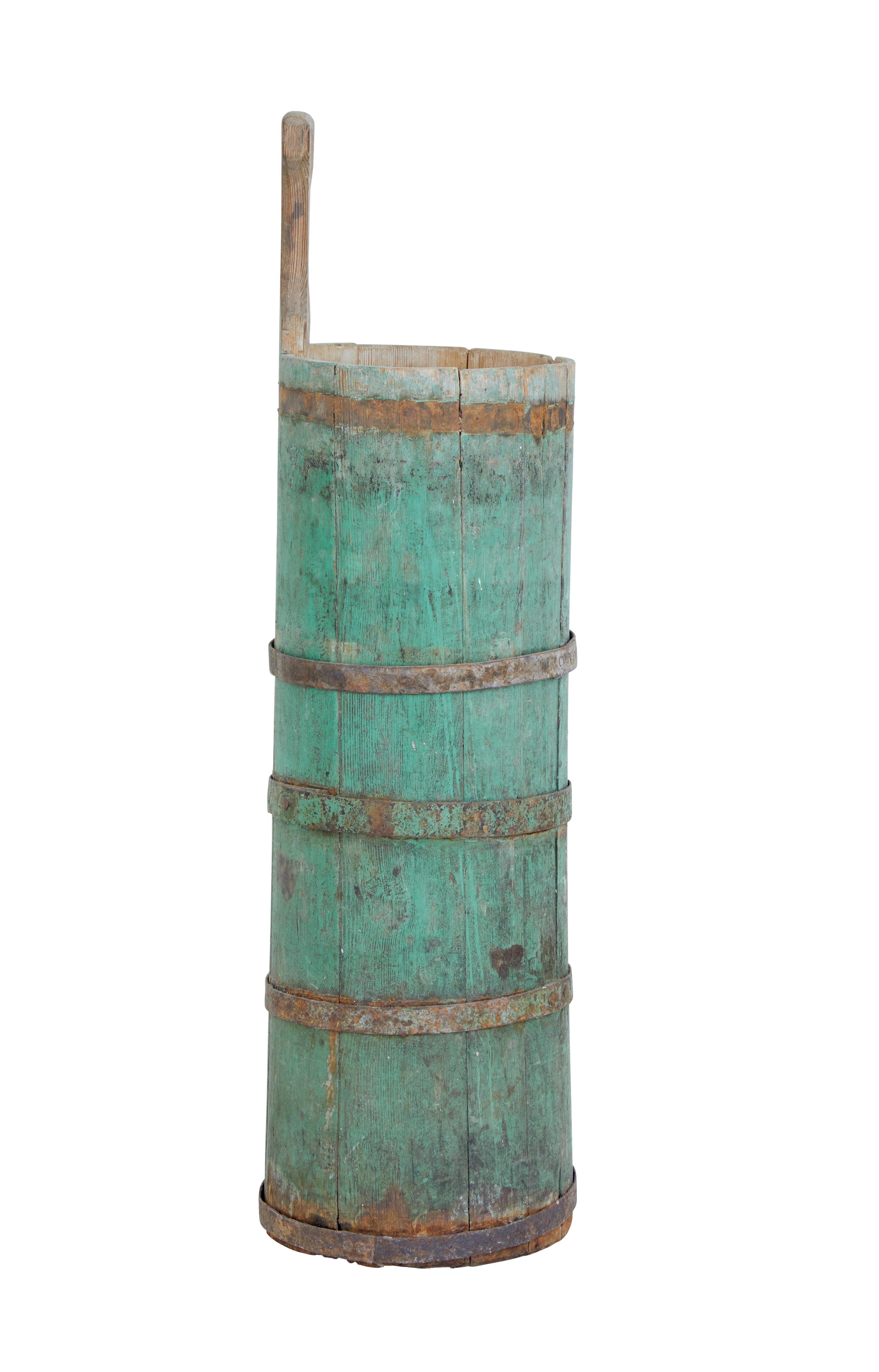 19th century butter churn