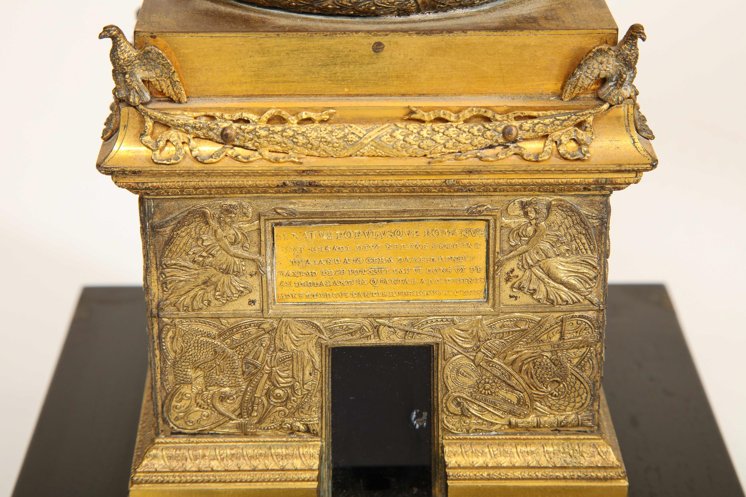 19th Century Trajan Column, Bronze Doré For Sale 4