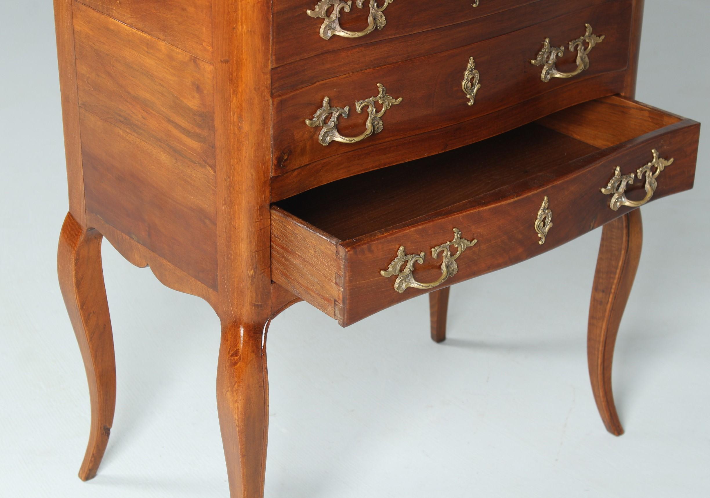 19th Century Transforming Table, Ladies Desk, Secretaire, Walnut, France ca 1860 For Sale 5