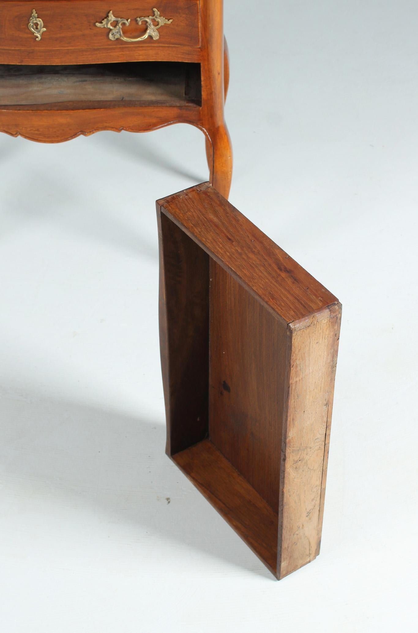 Transforming-Tisch des 19. Jahrhunderts, Schreibtisch für Damen, Sekretärin, Nussbaum, Frankreich um 1860 im Angebot 7