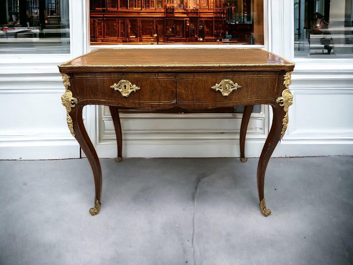 Schreibtisch im Übergangsstil des 19. Jahrhunderts aus der Zeit Napoleons III. im Angebot 4