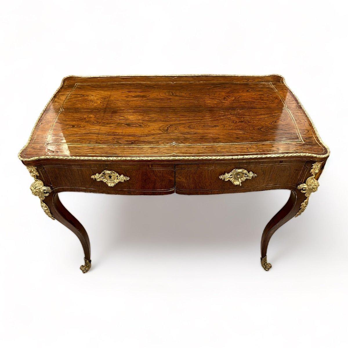 French 19th Century Transition-Style Writing Desk from the Napoleon III Period For Sale