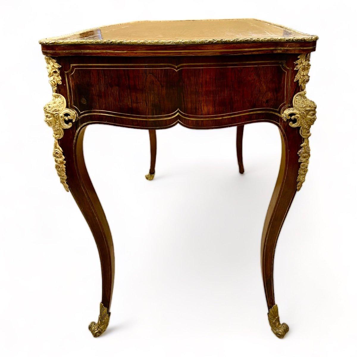 Schreibtisch im Übergangsstil des 19. Jahrhunderts aus der Zeit Napoleons III. im Angebot 3