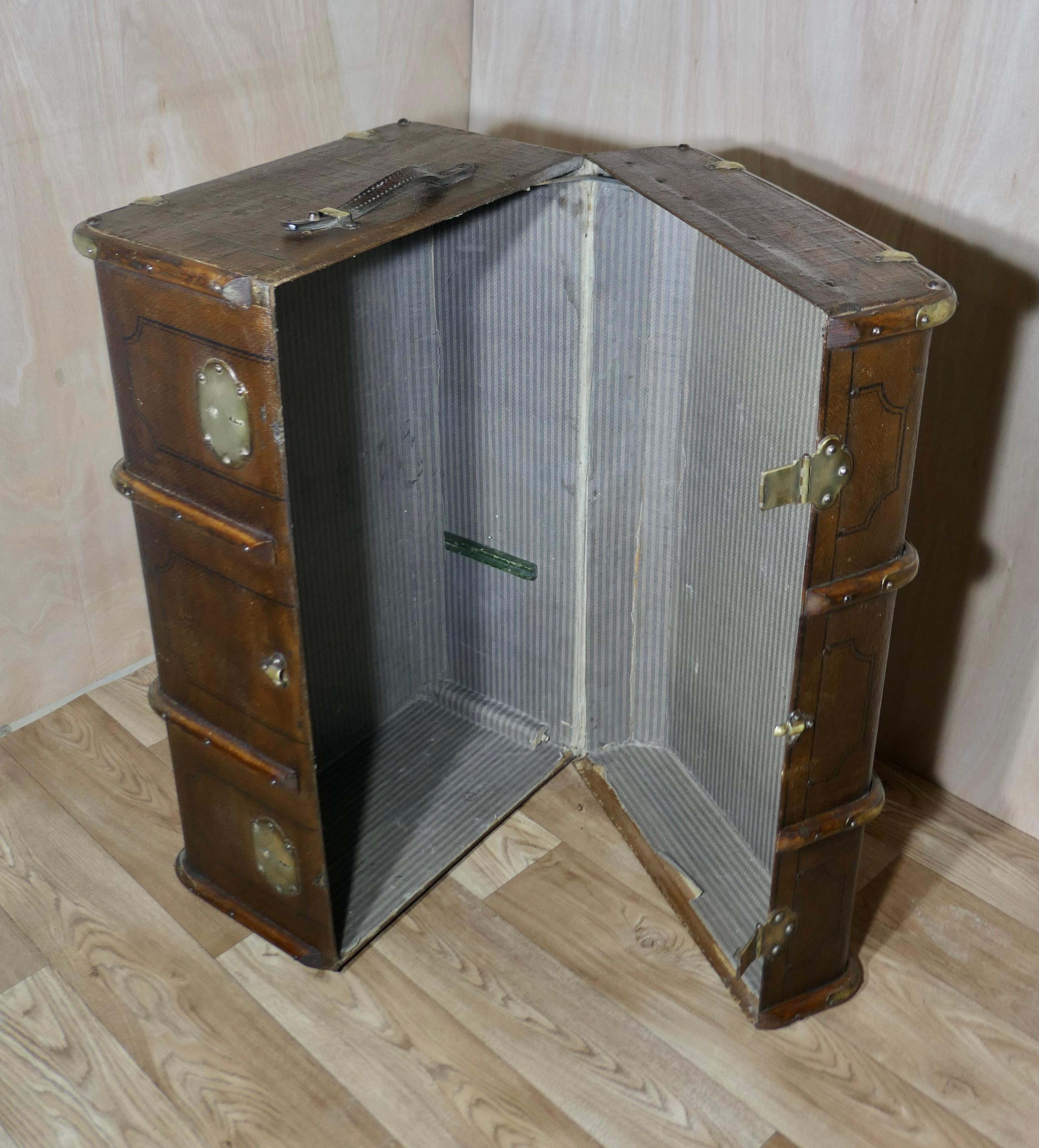 19th Century  Travel Chest or Steamer Trunk 2