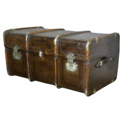 19th Century  Travel Chest or Steamer Trunk