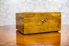 19th-Century Pine Lap Desk Inlaid with Mother-of-Pearl