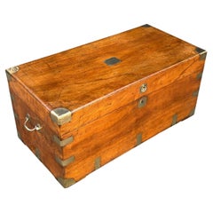 19th Century Travelling Chest in Camphor Wood
