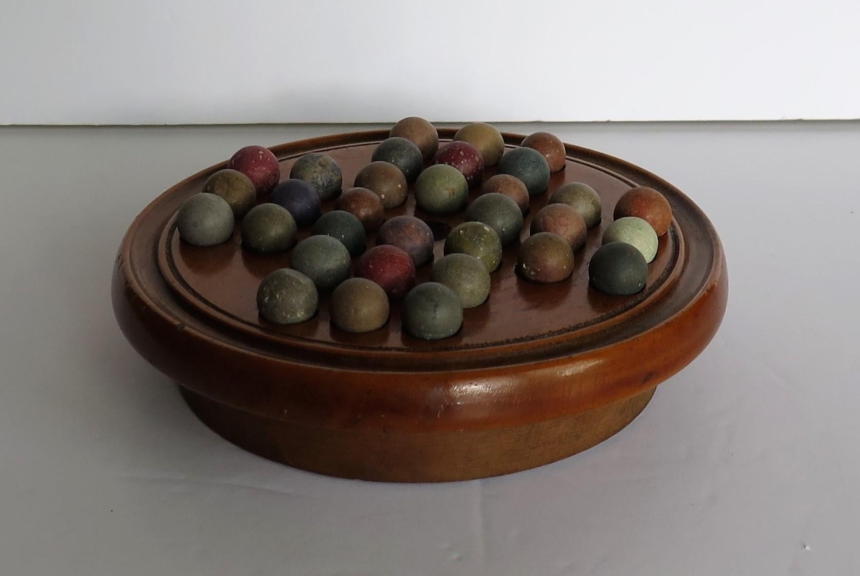 vintage clay marbles