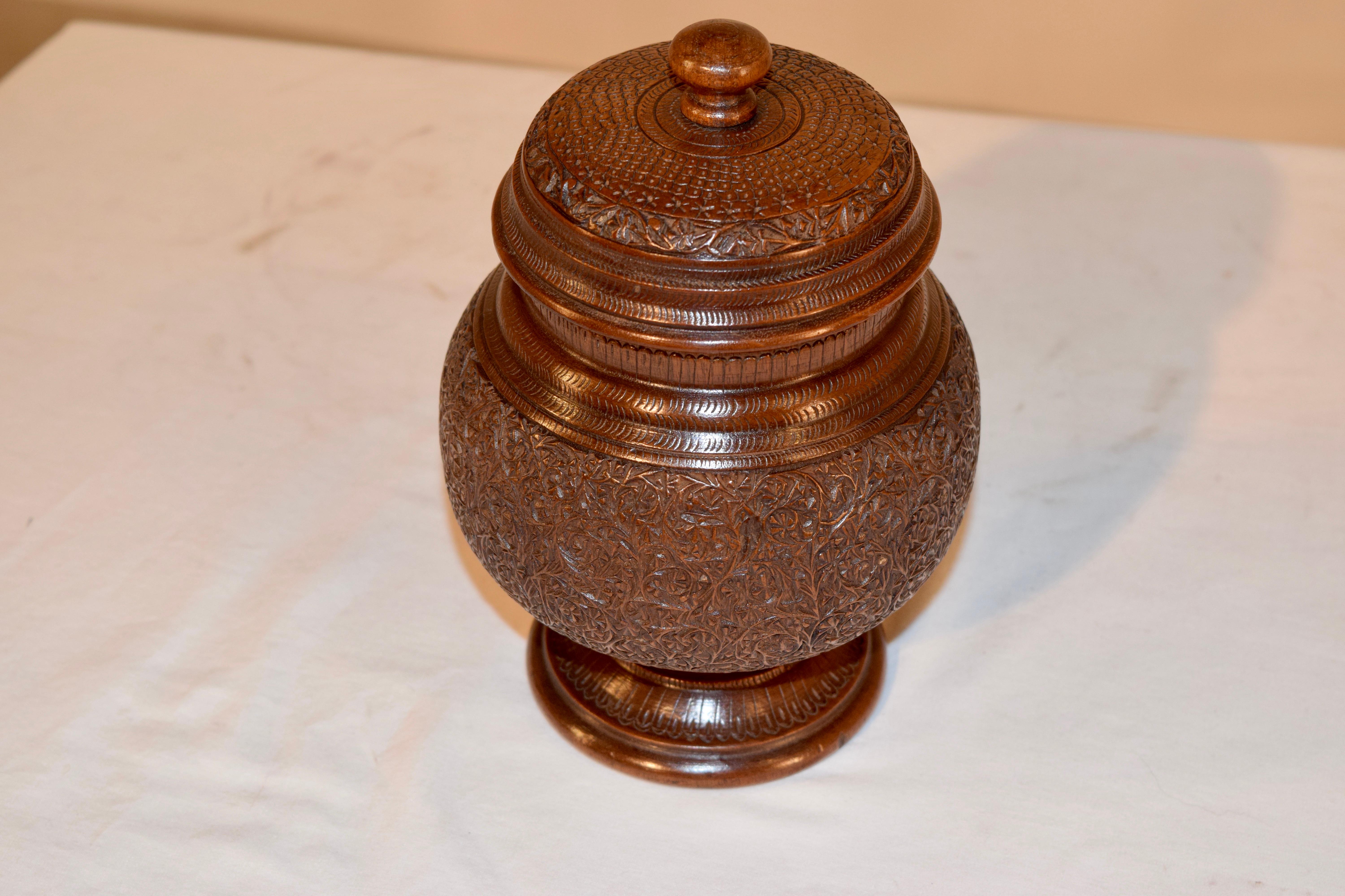 Anglo-Indian 19th Century Treen Humidor