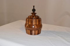 19th Century Treen Lidded Jar