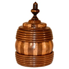 19th Century Treen Lidded Jar