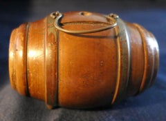 19th Century Treen Money Box  A fine 19th century treen money box