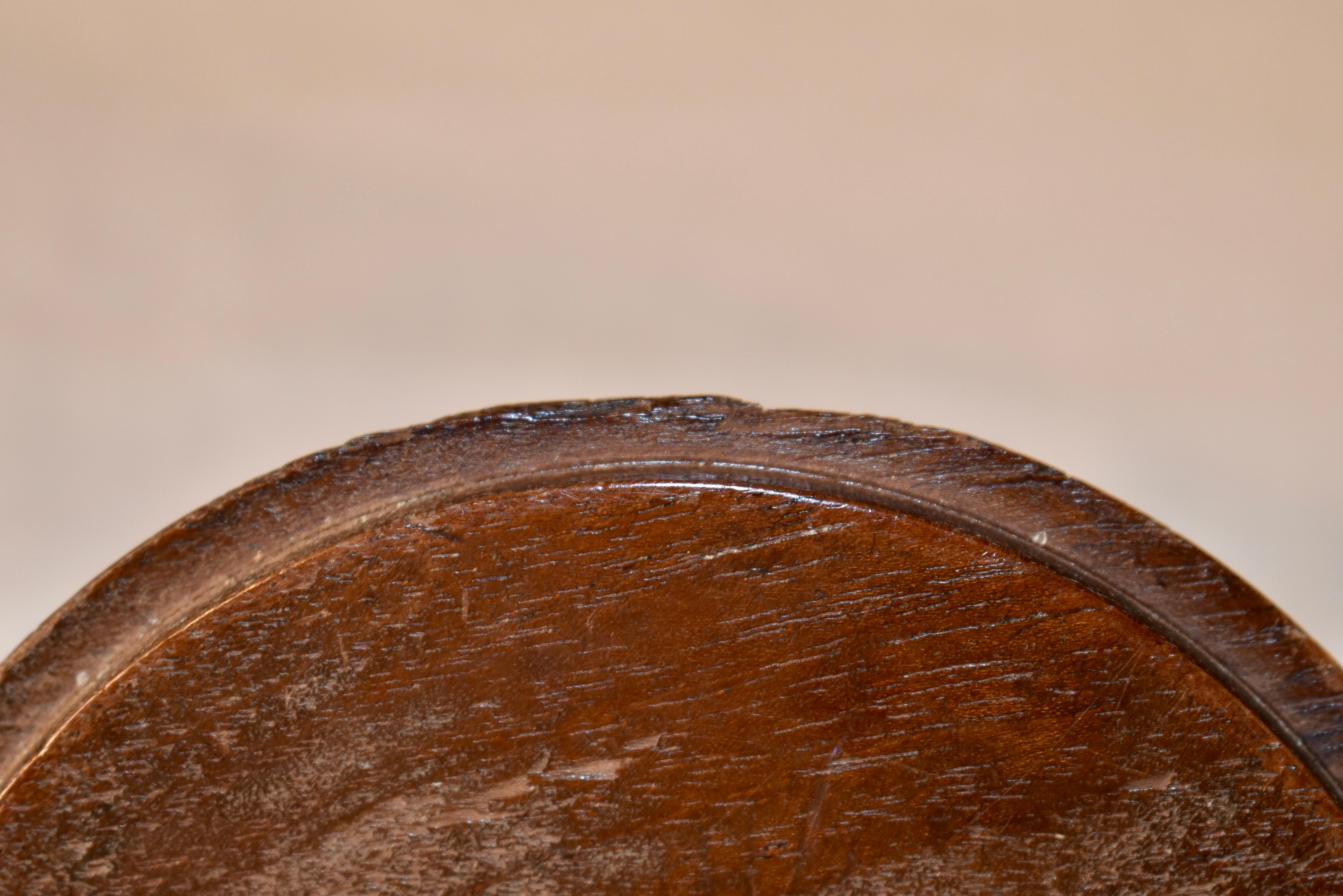19th Century Treenware Walnut Tobacco Jar For Sale 4