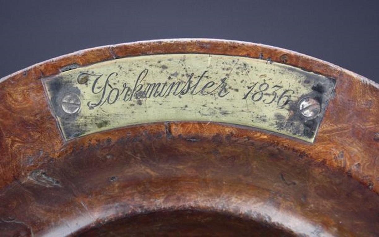 Mid-19th Century 19th Century Treen 'York Minster' Bowl For Sale