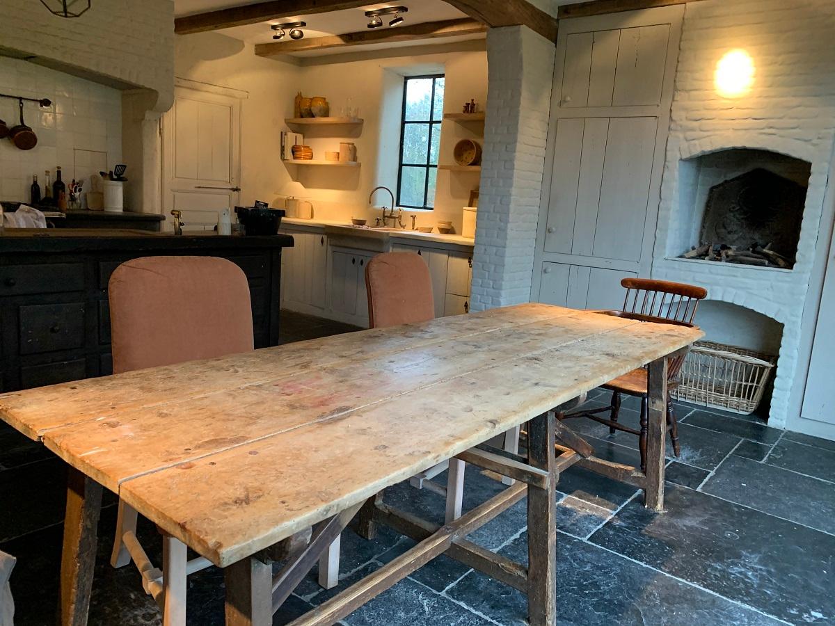 19th Century Trestle Refectory Table 3