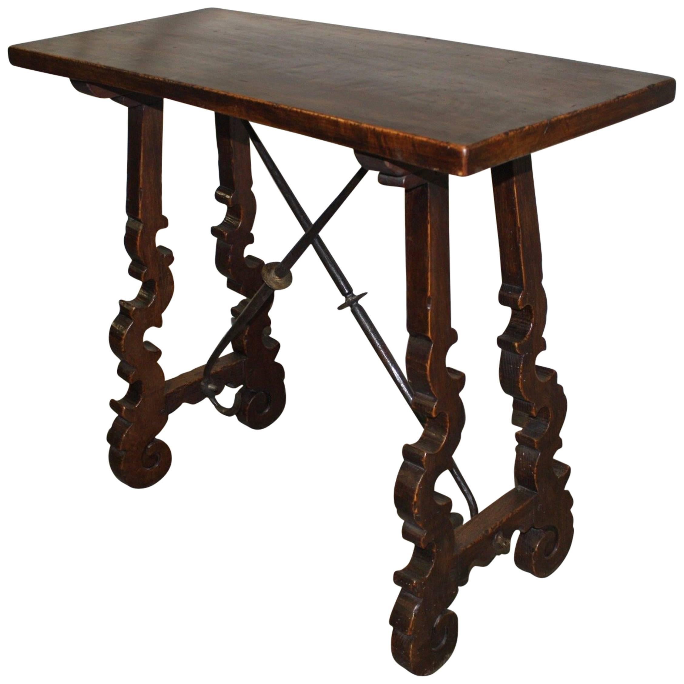 19th Century Trestle Side Table