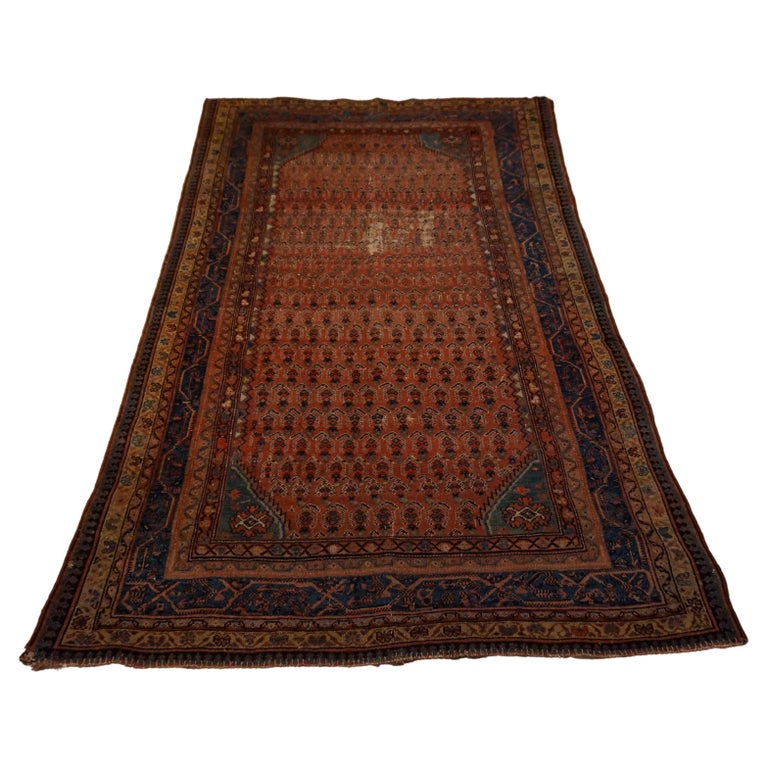 Tapis Laine Afghan Hatchli Tribal Turkmène Noué Main 3,6x6 Rouge Bordeaux Manhattan Oriental Rugs