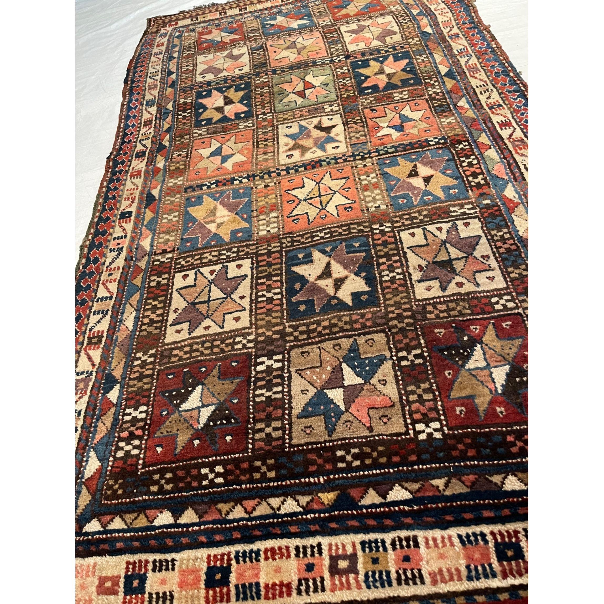 The antique Caucasian rugs get their name from the area in which they were made – the Caucasus. The Caucasus is a region that produces distinctive rugs since the end of the 18th century and the antique Caucasian rugs are primarily produced as