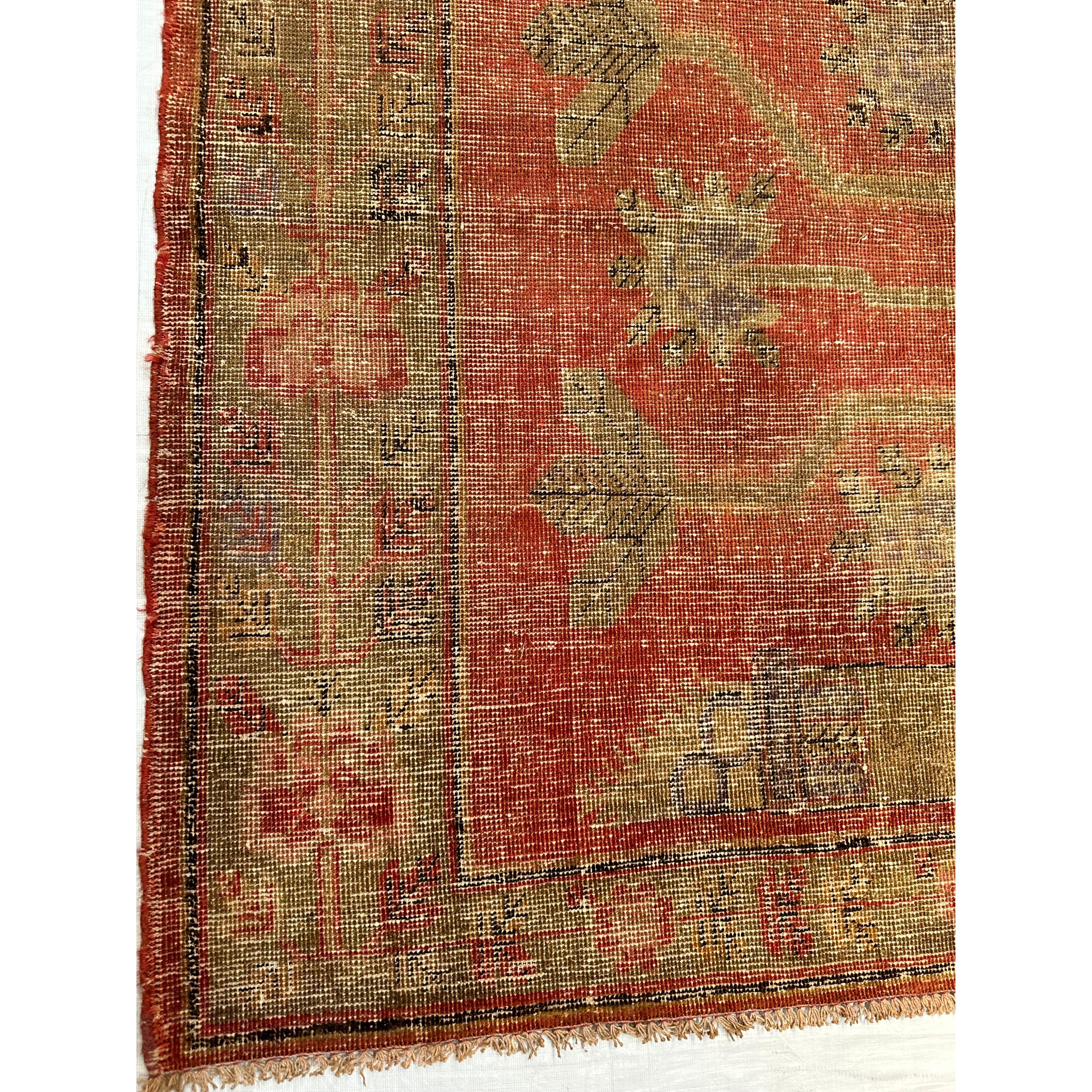 19th-Century Tribal Khotan Samarkand Rug In Good Condition For Sale In Los Angeles, US