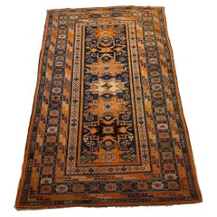 Used 19th Century Tribal Persian Shirvan Rug