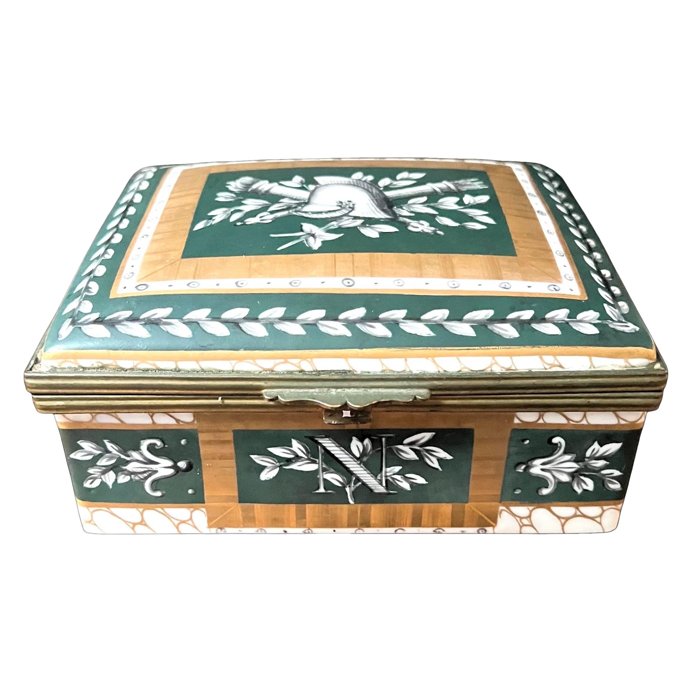 19th Century Tribute Box to Napoleon Bonaparte For Sale