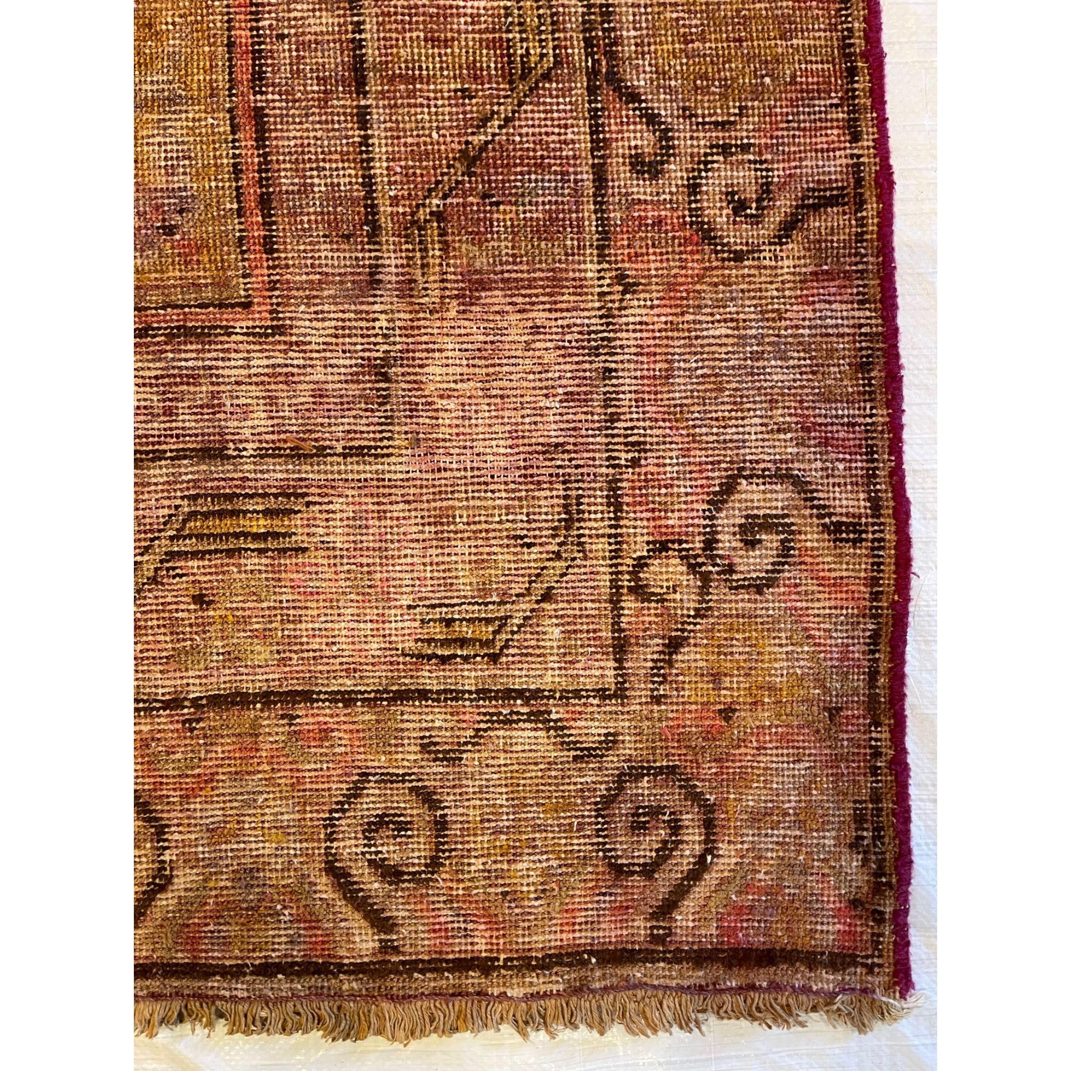 Other 19th Century Triple Medallion Style Samarkand Rug For Sale