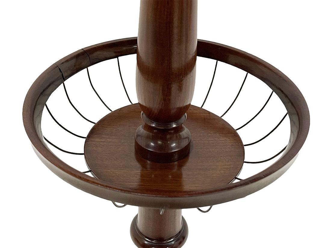 Wood 19th Century Tripod Knotten or Wine Table, circa 1870 For Sale