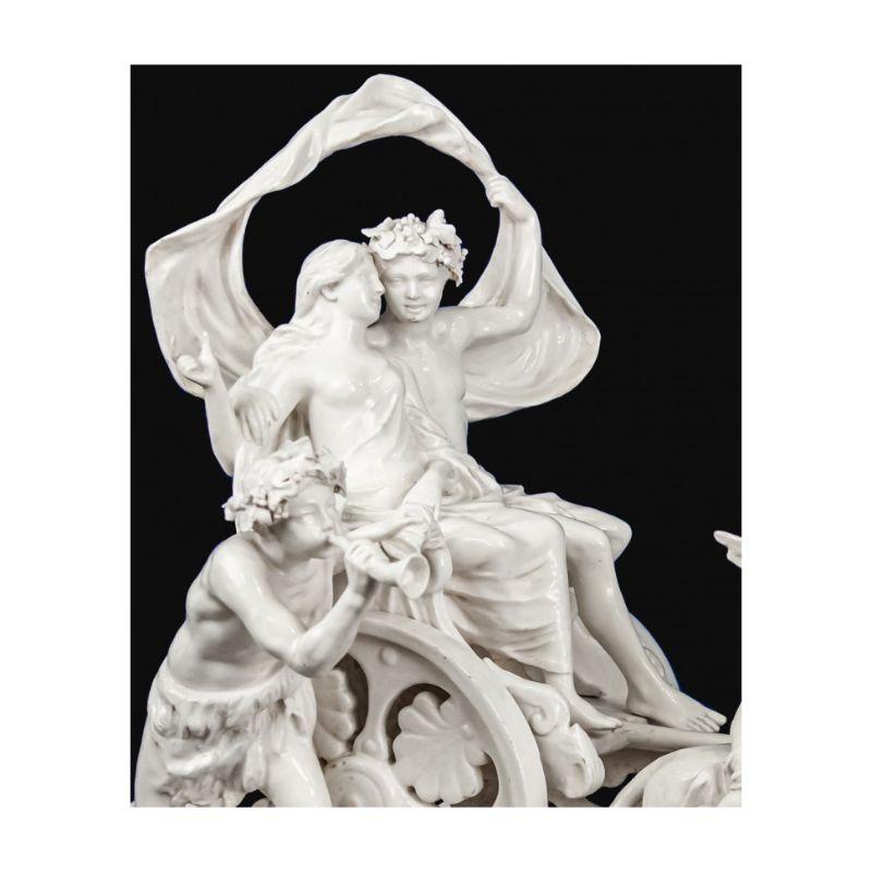 Vatican 19th Century Triumph of Bacchus and Ariadne Sculpture Capodimonte Porcelain