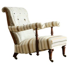 19th Century Trollop & Sons open armchair