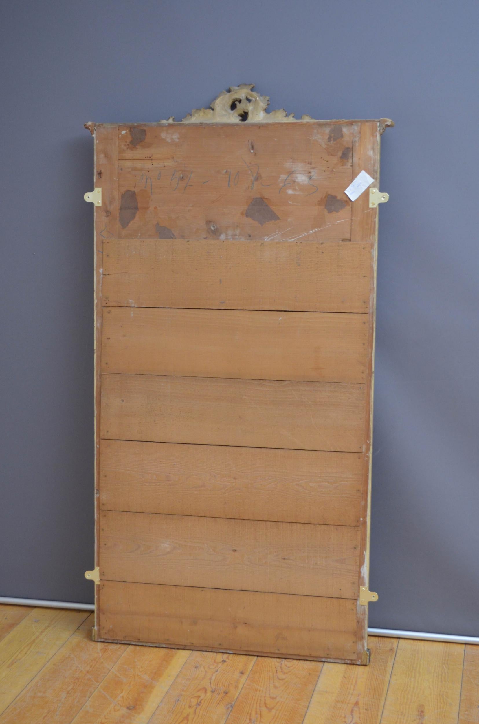 19th Century Trumeau Mirror For Sale 5