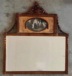19th Century Trumeau Rectangular Wall Mirror