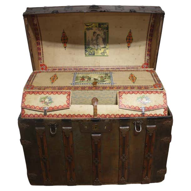 19th Century Trunk at 1stDibs | 19th century steamer trunk, antique ...