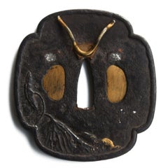 19th Century Tsuba Old Guard Of Japanese Katana