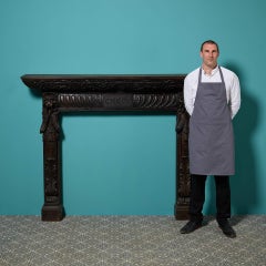 19th Century Tudor Style English Oak Fire Surround