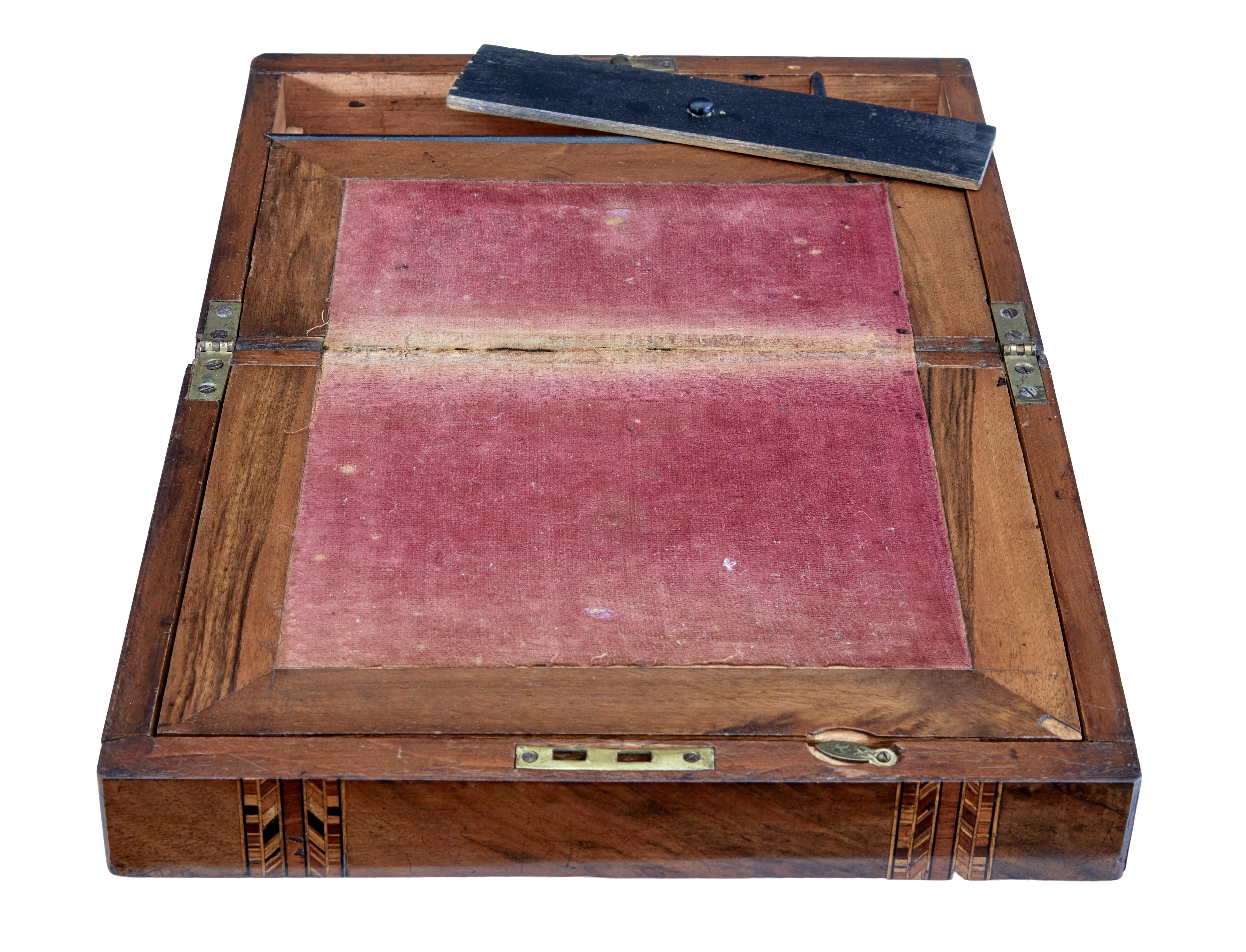 British 19th Century Tunbridge Ware Writing Box