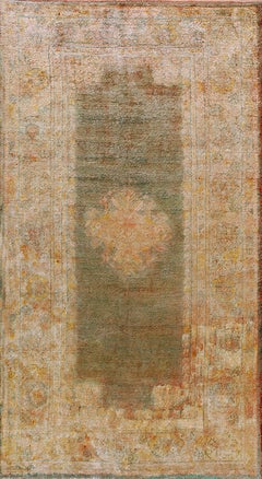 Antique 19th Century Turkish Angora Oushak Carpet ( 5' x 8'9" - 152 x 267 ) 