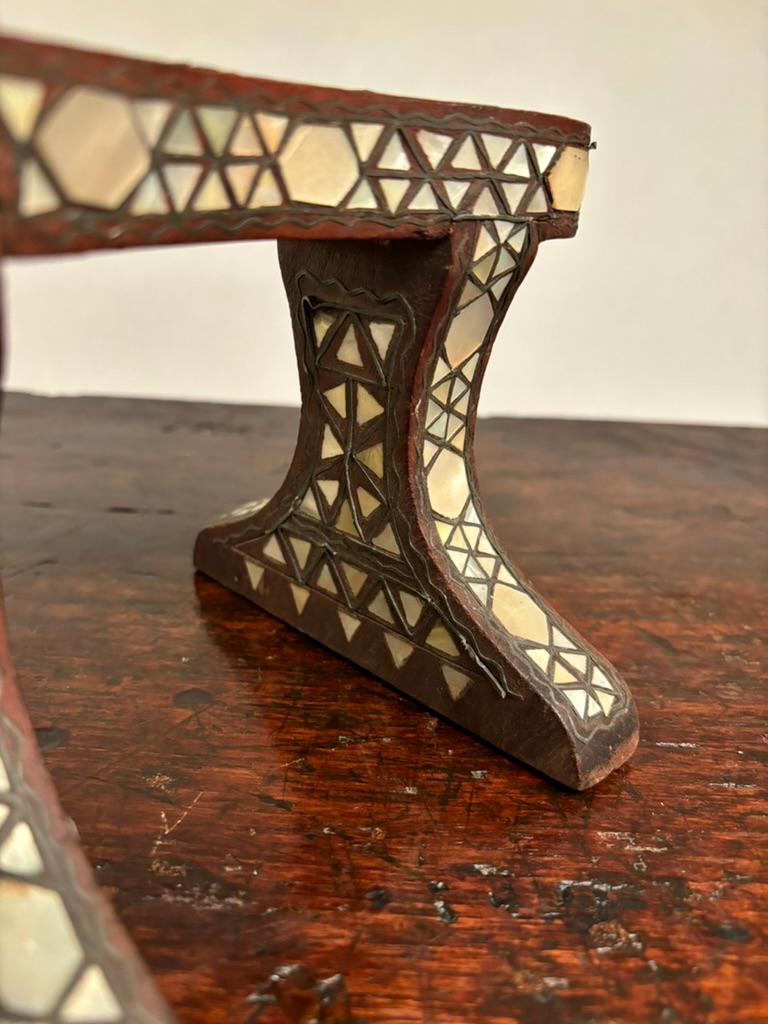 19th Century Turkish Bath Clog With Mother of Pearl Inlay For Sale 5