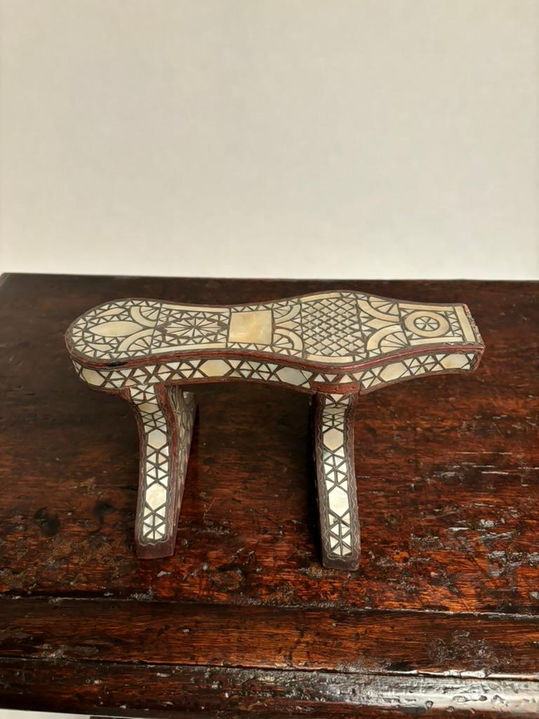 19th Century Turkish Bath Clog With Mother of Pearl Inlay For Sale 10
