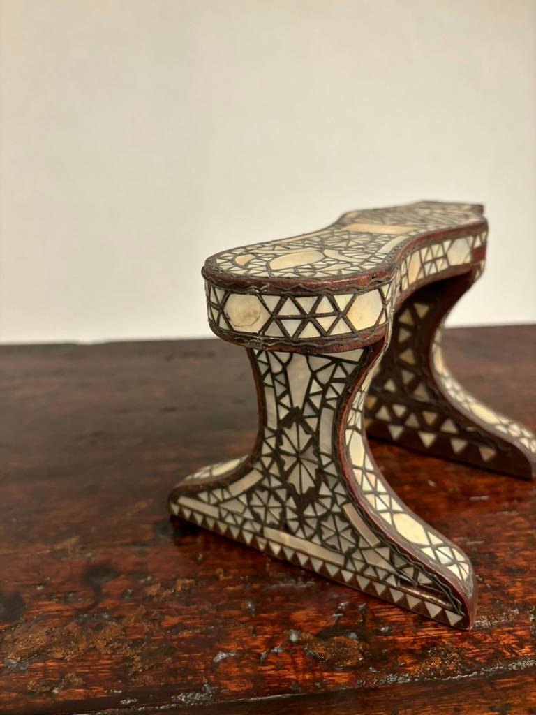 19th Century Turkish Bath Clog With Mother of Pearl Inlay For Sale 12