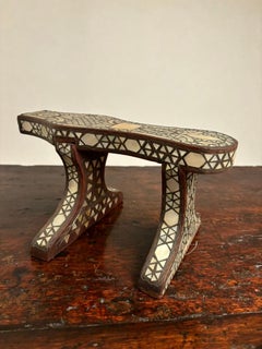19th Century Turkish Bath Clog With Mother of Pearl Inlay