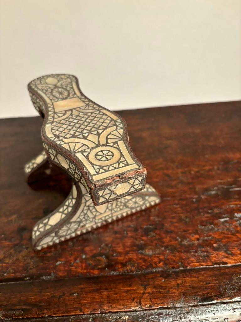 19th Century Turkish Bath Clog With Mother of Pearl Inlay For Sale 1