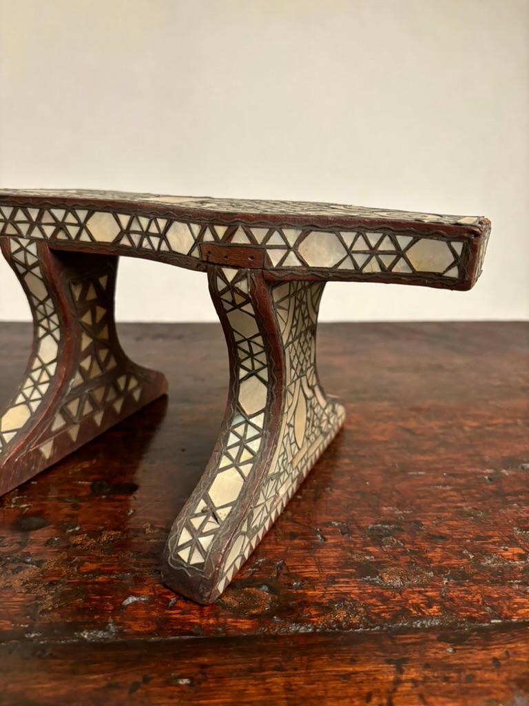 19th Century Turkish Bath Clog With Mother of Pearl Inlay For Sale 2