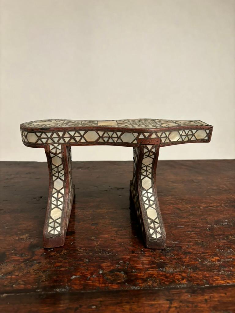 19th Century Turkish Bath Clog With Mother of Pearl Inlay For Sale 3