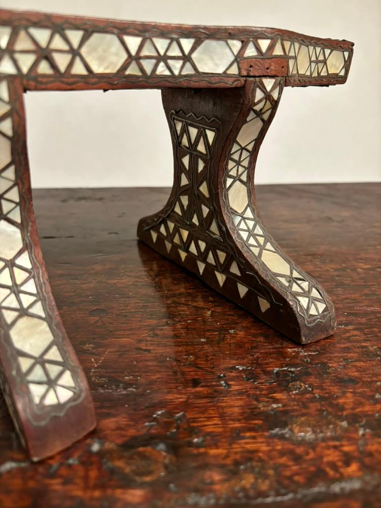 19th Century Turkish Bath Clog With Mother of Pearl Inlay For Sale 4