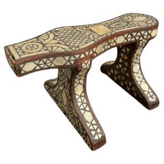 19th Century Turkish Bath Clog With Mother of Pearl Inlay