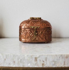 19th Century Turkish Bath House Copper Kildan Soap Box