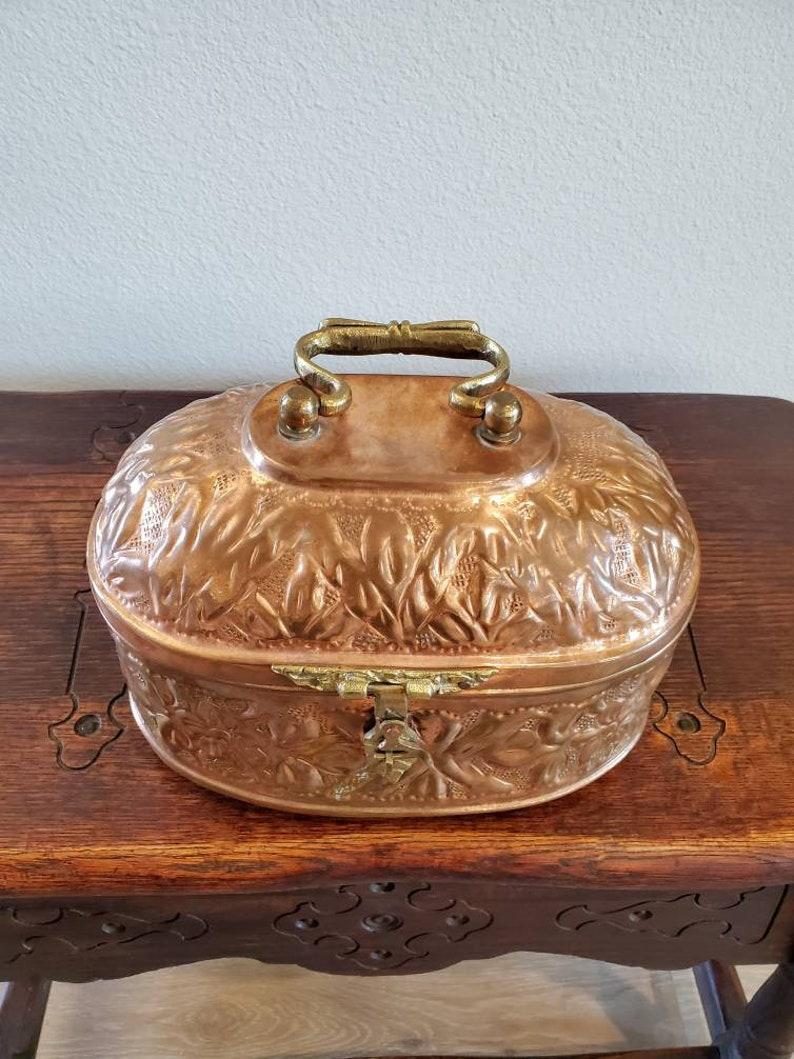 Brass 19th Century Turkish Bath House Copper Kildan Soap Box