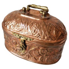 19th Century Turkish Bath House Copper Kildan Soap Box